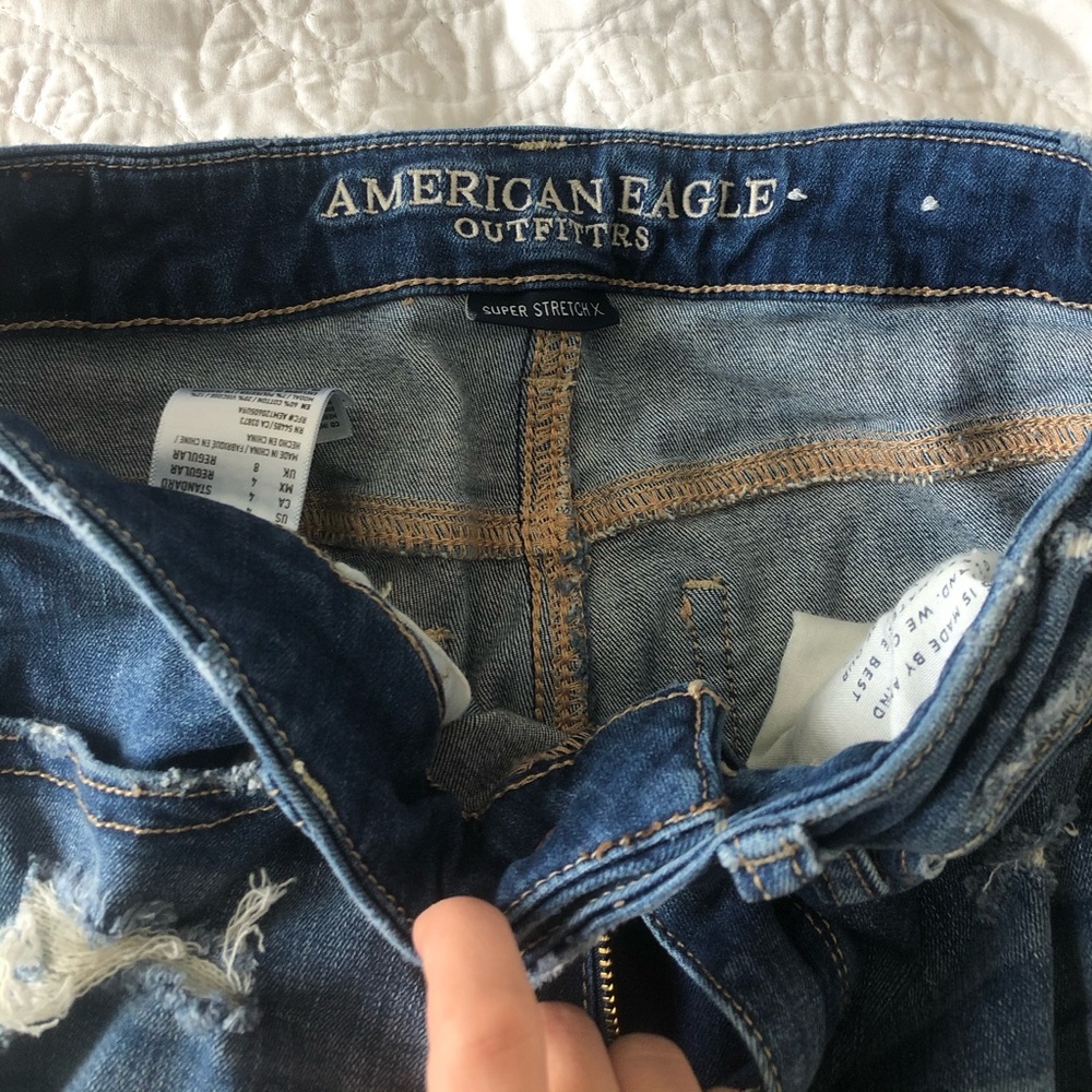 American eagle jeans! Size 4 regular high waisted.